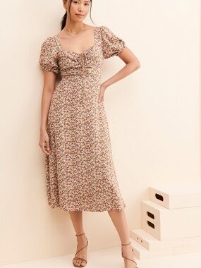 knee length dresses for ladies Estella Corset Midi Dress